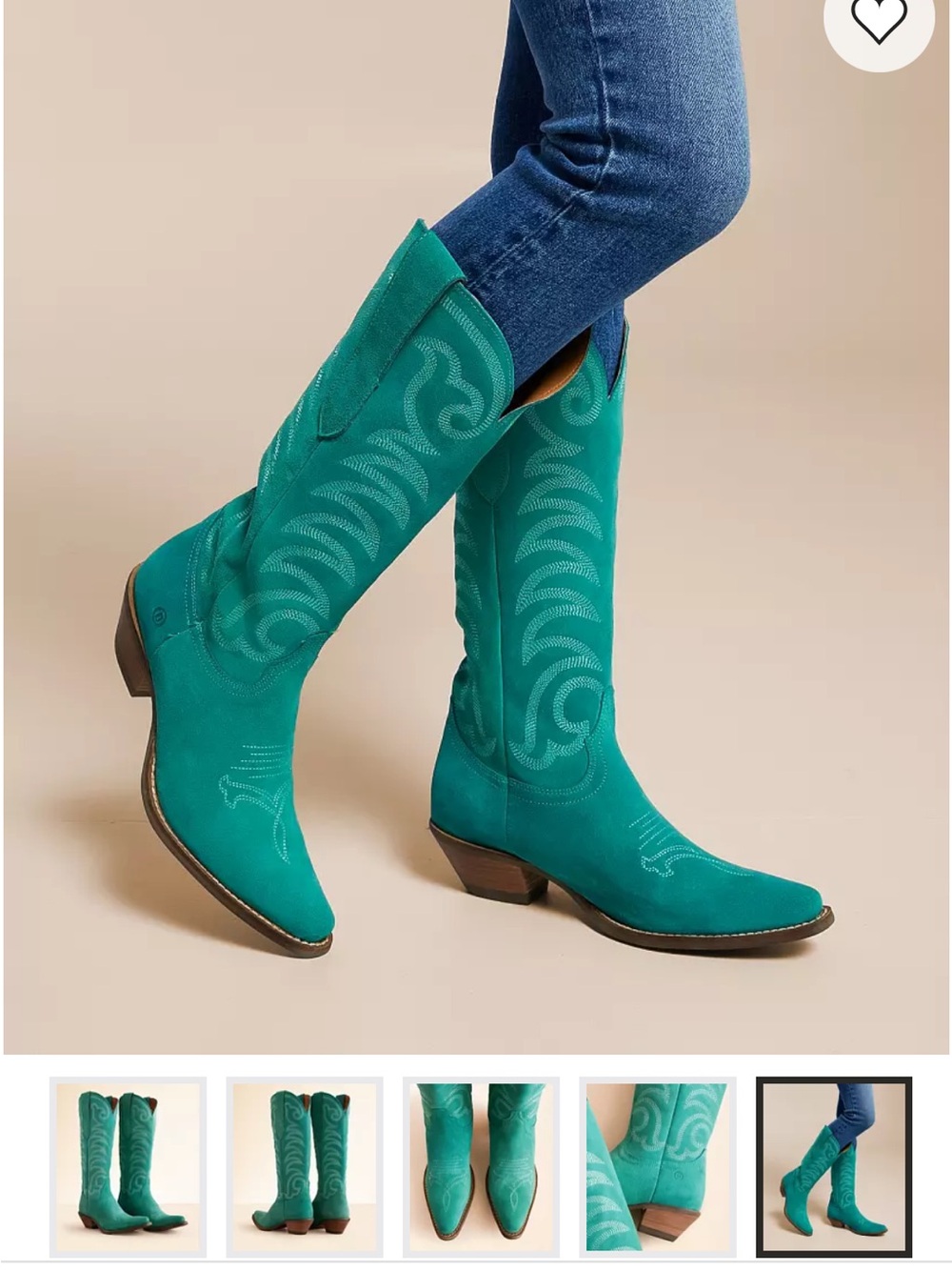 Dingo Green “Movin’ on” Western Knee-High Women’s Boots size 6.5 - BRAND NEW
